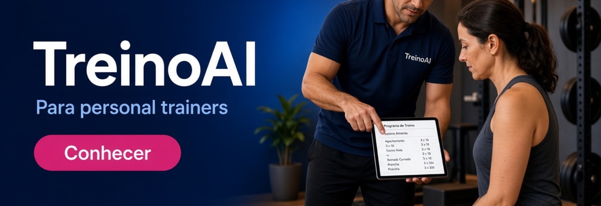 TreinoAI, app para personal trainers