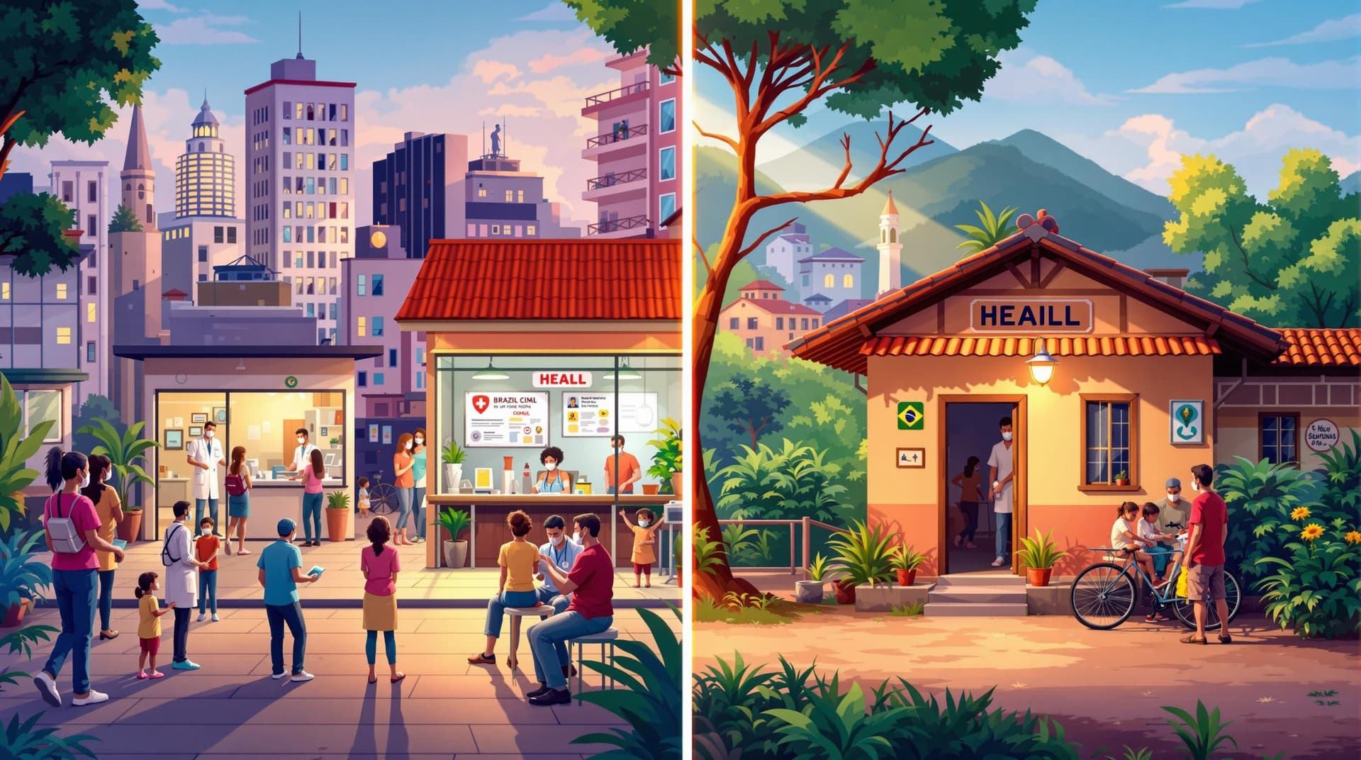 Diferenças no Acesso à Atenção Primária em Áreas Urbanas e Rurais